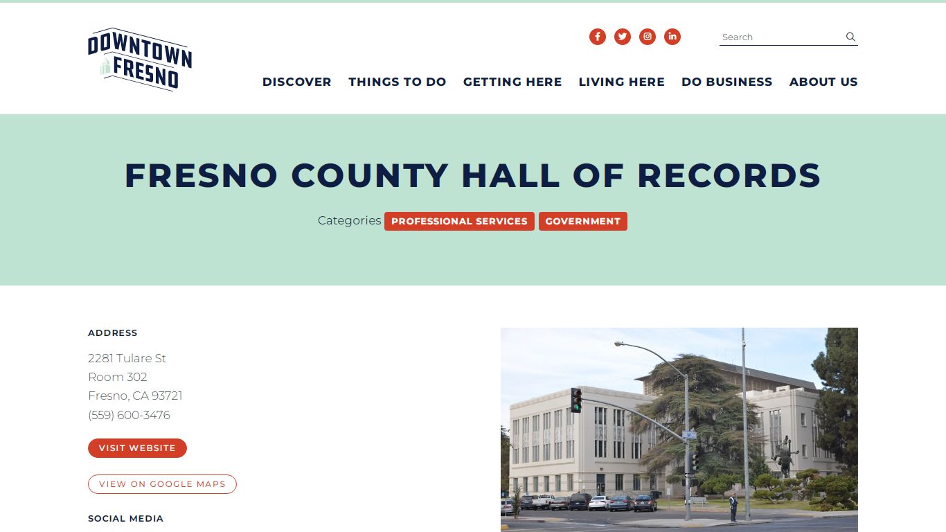Fresno County Hall of Records | Downtown Fresno